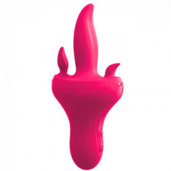 3Some Holey Trinity - Vibratore a Tripla Stimolazione, Splashproof, Ricaricabile