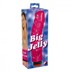 You2Toys - Vibratore Big Jelly Pink, Richiede Batterie