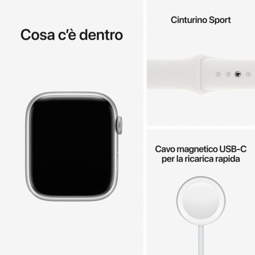 Apple Watch Series 8 GPS 41mm Cassa in...
