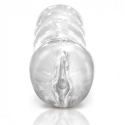 Pipedream PET Clear Leader Snatch - Masturbatore senza Vibrazione