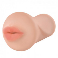 Pipedream PET FMS To Go Deep Throat Cock - Masturbatore a Forma di Bocca, Senza Vibrazione