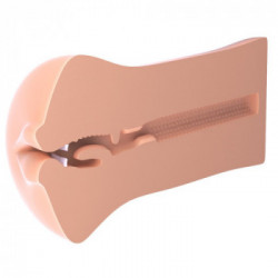 Pipedream PET FMS To Go Deep Throat Cock - Masturbatore a Forma di Bocca, Senza Vibrazione