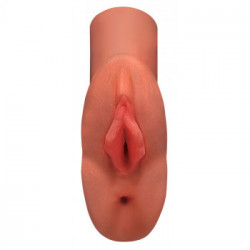 Pipedream PDX Plus PP Double Stroker Tan - Masturbatore senza Vibrazione