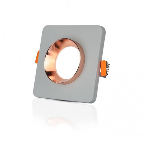 GU10 Fitting Gypsum Metal Grey Recessed Light...