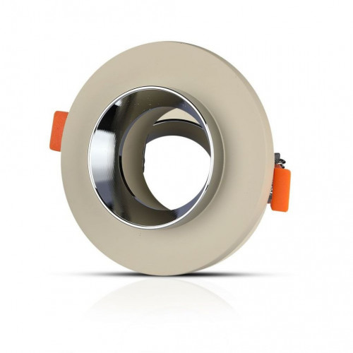 GU10 Fitting Gypsum Metal Off White Recessed...