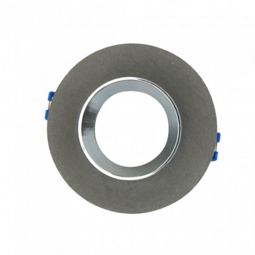 GU10 Fitting Gypsum Metal Grey Recessed Light...