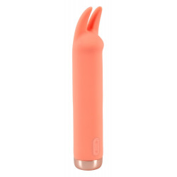 You2Toys - Vibratore Mini Bunny Orange, Ricaricabile