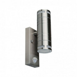 Wall Fitting Gu10 Steel Body Sensor 2 Way IP44