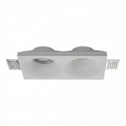 2*Gu10 Fitting Round-White