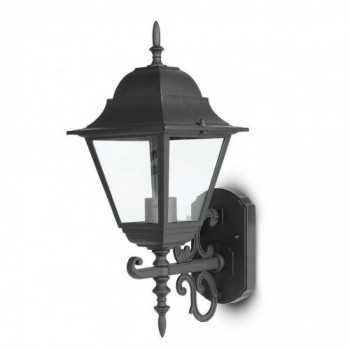 Wall Lamp Large Matt Black Up