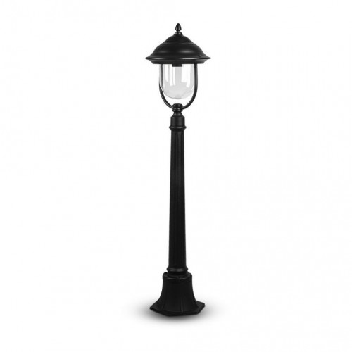 Pole Lamp With Clear PC Cover Black