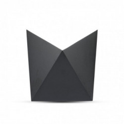 5W LED Wall Light Black Body IP65 3000K