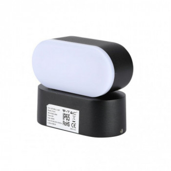 6W LED Wall Light Black...