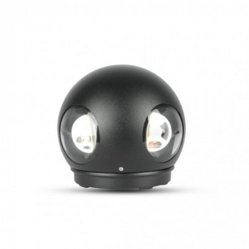 4W LED Wall Light Black...