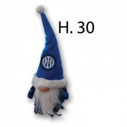 Peluche Hermet 7100 030 I001 INTER Gnomo Nero e Blu