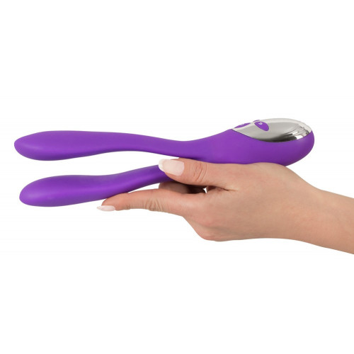 Sweet Smile - Vibratore Bendable Double Violet,...