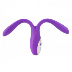 Sweet Smile - Vibratore Bendable Double Violet, Ricaricabile