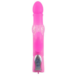 Sweet Smile - Vibratore Rotante Pearly Rabbit Pink, Richiede Batterie