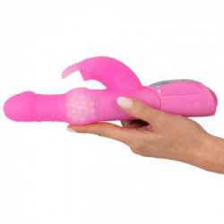 Sweet Smile - Vibratore Rotante Pearly Rabbit Pink, Richiede Batterie