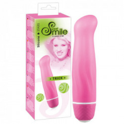 Sweet Smile - Vibratore Mini Smile Trick Pink, Richiede Batterie