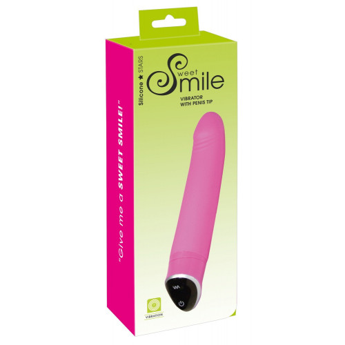 Sweet Smile - Vibratore Happy Pink, Richiede...
