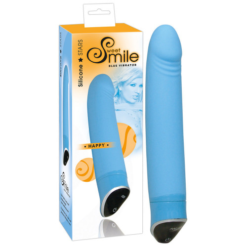 Sweet Smile - Vibratore Happy Blue, Richiede...