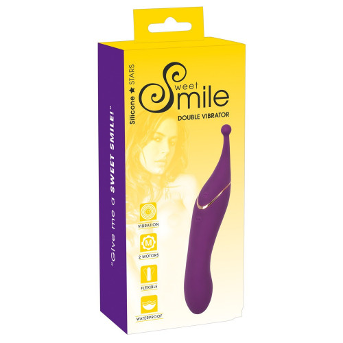 Sweet Smile - Vibratore Double Violet,...