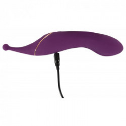 Sweet Smile - Vibratore Double Violet, Impermeabile, Ricaricabile