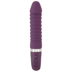 Sweet Smile - Vibratore Warming Soft Violet, Riscaldante, Pieghevole, Impermeabile, Ricaricabile