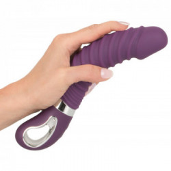 Sweet Smile - Vibratore Warming Soft Violet, Riscaldante, Pieghevole, Impermeabile, Ricaricabile