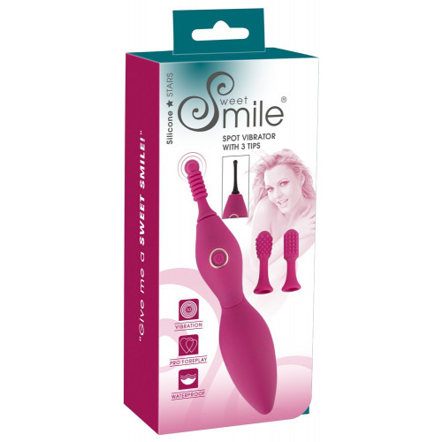 Sweet Smile - Vibratore Spot with 3 Tips...