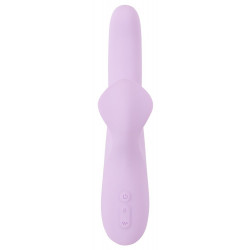 Sweet Smile - Vibratore con Stimolazione del Clitoride, Thrusting Pearl Violet, Impermeabile, Ricaricabile