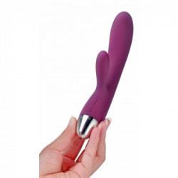 Svakom - Vibratore con Stimolazione del Clitoride, Alice Violet, Splashproof, Ricaricabile