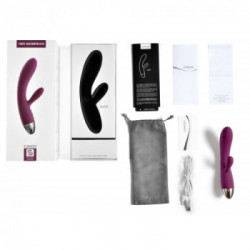 Svakom - Vibratore con Stimolazione del Clitoride, Alice Violet, Splashproof, Ricaricabile