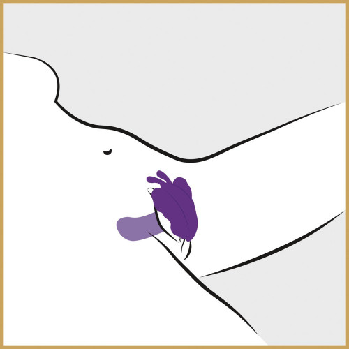 You2Toys - Vibratore Flutter Butterfly Violet,...