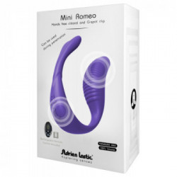 Adrien Lastic Mini Romeo - Vibratore Punto G con Stimolazione del Clitoride, Telecomando, Flessibile, Ricaricabile