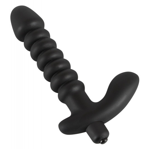 Black Velvets Vibrating Plug Medium - Vibratore...