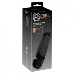 Rebel Vibrating Penis Trainer - Masturbatore con Vibrazione, 10 MOD, Ricaricabile