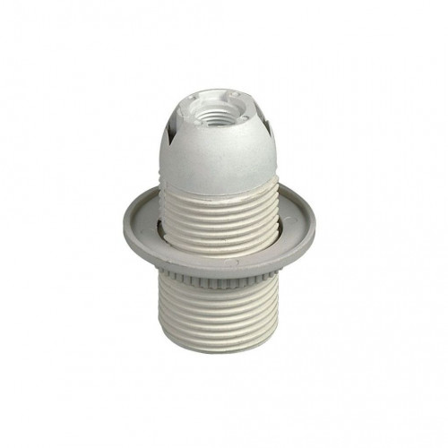 E27 Lamp Holder ( Polybag + Card) White With...