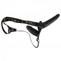 You2Toys Double Strap On - Dildo Strap On Doppio, Nero