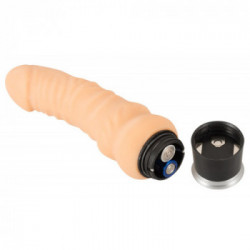 Nature Skin Real Vibe - Vibratore Realistico, Flessibile, Richiede Batterie