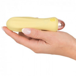 Cuties Mini Vibrator - Vibratore Mini, 7 MOD di Vibrazione, Impermeabile, Giallo, Ricaricabile