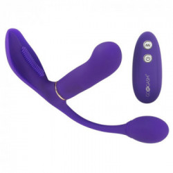 GoGasm Pussy & Ass Vibrator - Vibratore Tripla Stimolazione, Telecomando, Impermeabile, Ricaricabile
