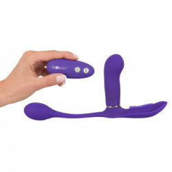GoGasm Pussy & Ass Vibrator - Vibratore Tripla Stimolazione, Telecomando, Impermeabile, Ricaricabile
