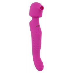 Javida 3 Function Vibrator - Vibratore a 3 Funzioni con Stimolazione del Clitoride, 10 MOD, Ricaricabile