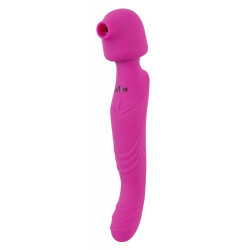 Javida 3 Function Vibrator - Vibratore a 3 Funzioni con Stimolazione del Clitoride, 10 MOD, Ricaricabile