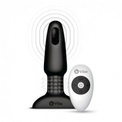b-Vibe Vibro-plug with Rotation - Vibratore Anale con Rotazione, Telecomando, 6 MOD, Ricaricabile