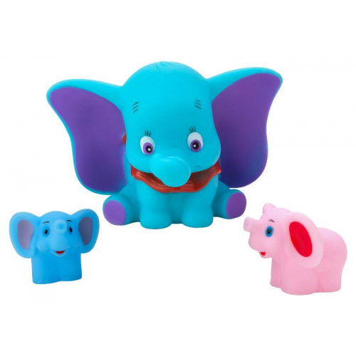 GOMMOLOSI FAMIGLIA ELEFANTI 3 PZ