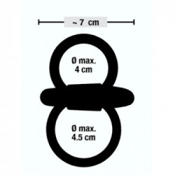 Sweet Smile Vibrating Cock Ring - Anello per il Pene, Vibrazione, Richiede Batterie