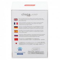 Kiiroo Cliona Purple - Vibratore ds Appoggio, Impermeabile, Ricaricabile